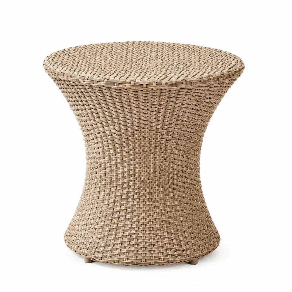 Runder Beistelltisch aus Polyrattan Ø 50 cm
