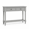Konsolentisch Holz Grau 120cm x 40cm x 80cm