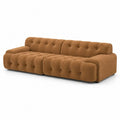 Sofa 3-Sitzer Cord Braun 200cm