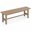 Gartenbank aus Aluminium in Beige