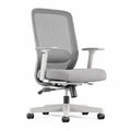Bürostuhl Polyester Netzrücken Grau Höhenverstellbar 65x65x110 cm