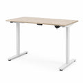 Höhenverstellbarer MDF-Schreibtisch mit Stahlgestell 120x60 cm